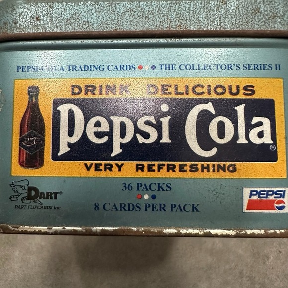 Vintage Pepsi Cola 288 Count Trading Cards The Collectors Series 11 With Tin Box - Picture 6 of 10
